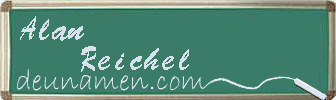 Alan Reichel Visitenkarte